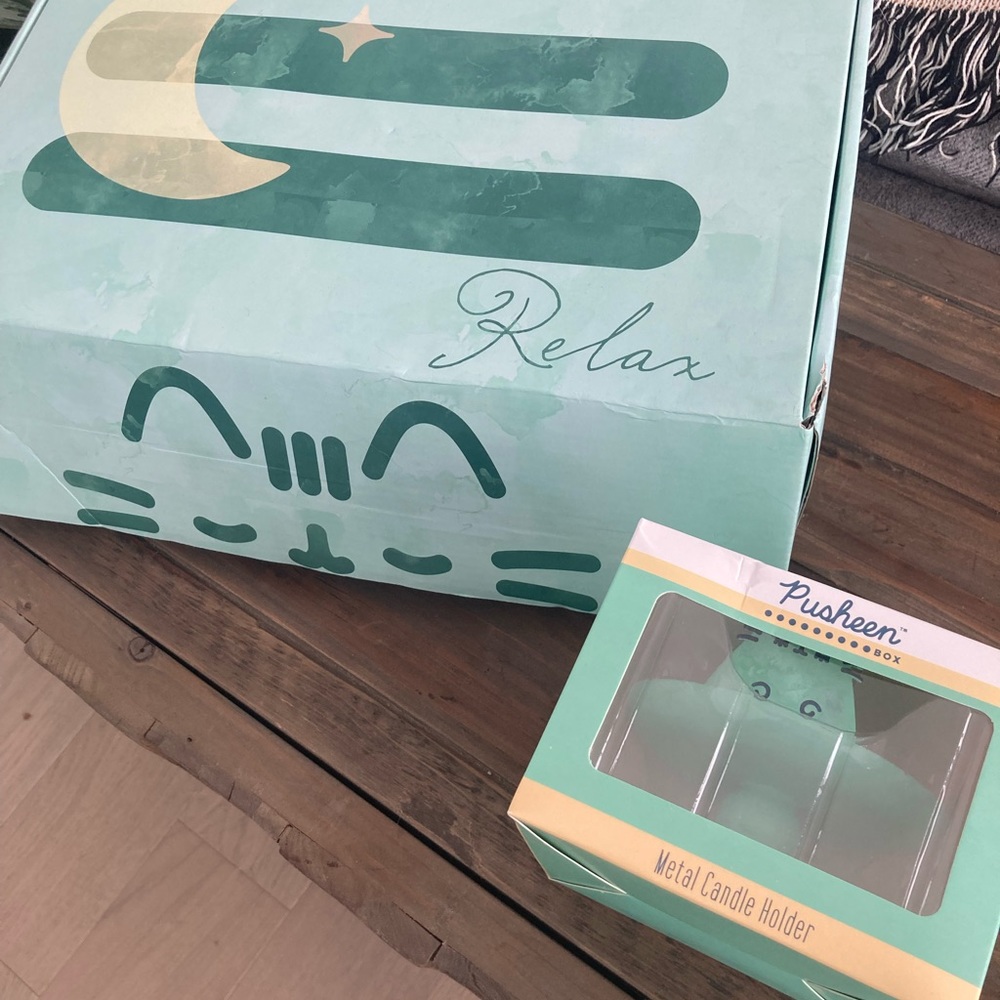 Metal Candle Holder - from Pusheen Box 2021 - 3 PUSHEEN ITEMS FOR $20